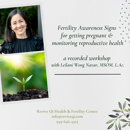 Fertility Awareness Signs Workshop