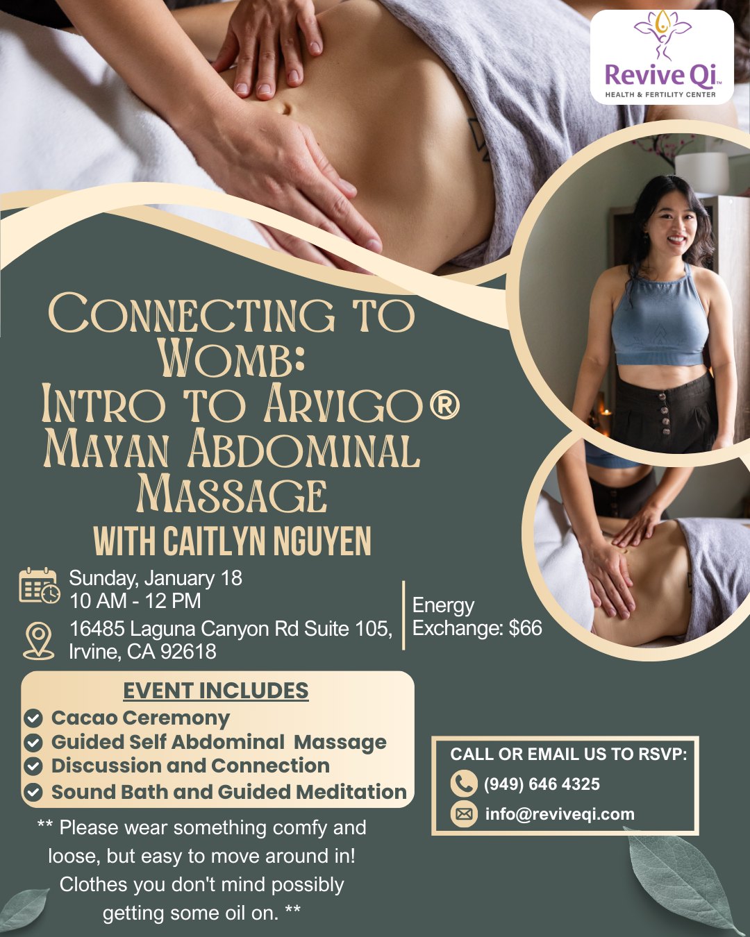 Arvigo Workshop - January 2026